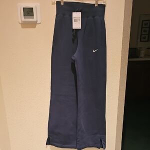 Nike Women's Blue High Rise XS  Baggy SWEATPANTS 26×30 13 rise